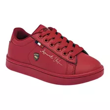 Apoort Tenis Para Hombre Azul Rojo, Código 104174-3