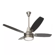 Ventilador Techo Severbon Luz Led Acero Y Wengue Vtml420aw