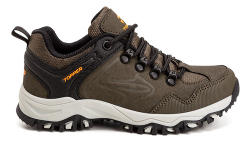 Zapatillas Niño Gondor Iii Suela Antideslizante Color Oliva Topper