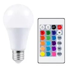 Lâmpada Led 7w Rgb + W Bulb Colorida + Controle Remoto