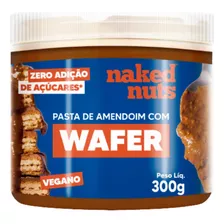 Pasta De Amendoim Com Wafer De Chocolate Naked Nuts 300g