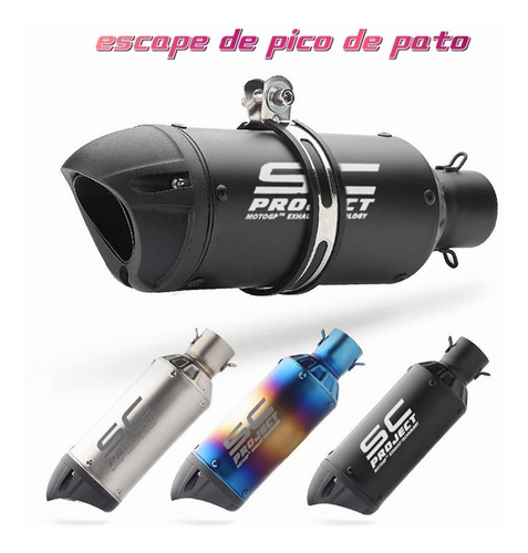 Escape Para Moto Silenciador Inoxidable Universal + Regalos Foto 7