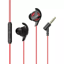 Audifonos Gamer Entrada 3.5mm Gamo H15 Sonido Hi Fi Baseus Color Rojo