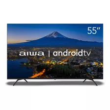Smarttv Aiwa 55 Android 4k, Borda Ultrafina Aws-tv-55-bl-01
