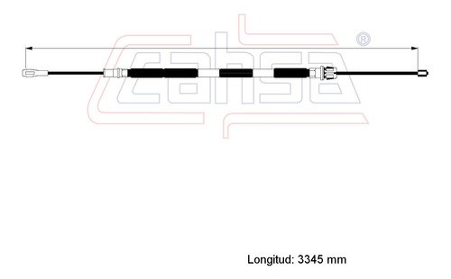 Chicote Freno Trasero Derecho Ford F-150 2001 5.4l Cahsa Foto 2