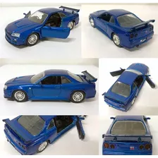 Miniatura Brian Nissan Skyline Gt-r 1/32 Velozes E Furiosos