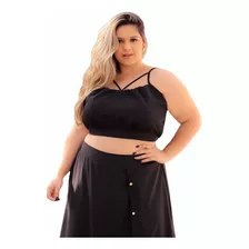 Saia Longa E Cropped Plus Size Tamanhos Grandes Do 46 Ao 56