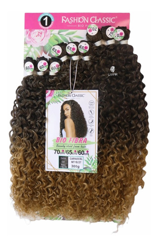 Cabelo Cacheado Bio Fibra Lindona Fashion Classic Cor SP2/4/30