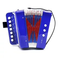 Mini Sanfona Brinquedo Musical Baixo Semi Pro Acordeon