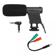 Microfono Condenser Cm01 + Cable Y Smartphone Camara Pc Prm