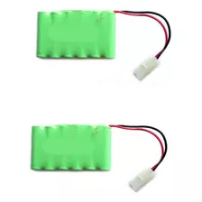 Bateria Para Carrinho 7,2v 2700mah Aa Ni-mh (kit Com 2)