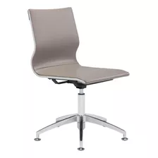 Silla De Oficina Glider Conf Café Këssa Cdmx Color Gris