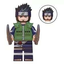 Boneco Asuma Sarutobi Blocos De Montar - Naruto - Minifigura