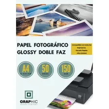 Papel Fotográfico Brillante Doble Cara 150gr A4 100hojas Pgc