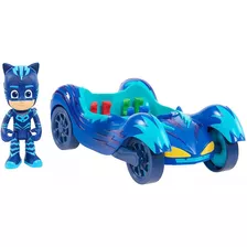 Pj Mask Carro Coche De Cat Boy Con Figura Original 3 Puesto