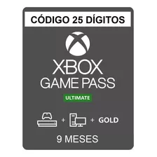 Xbox Live Gold + Game Pass Ultimate Código 9 Meses