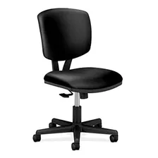 Silla De Trabajo De Piel Para Escritorio Oficina,color Negro