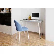 Paquete Home Office Escritorio + Silla Tapizada Nuuk Concept