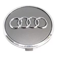 Tapa De Aro Audi Gris 6,9cm Originales X4unid