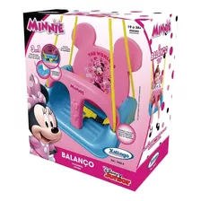 Balanço Infantil Minnie Com Encosto Regulável - Xalingo