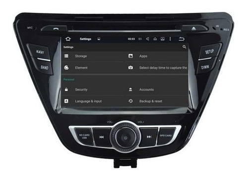 Hyundai Android 9.0 Elantra 2015-2016 Dvd Gps Internet Radio Foto 5