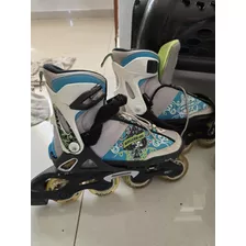 Rollerblade Microblade Patins Infantil Com Regulagem 