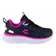 Tenis Charly Kids Para Niñas Running 1098342 Marino Confort