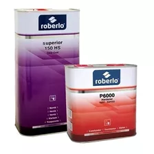 Combo Barniz Unix 150hs 2:1 - 5l Roberlo + Catalizador P6000