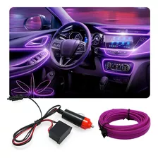 Fita Led Painel Escort Luz Interna 5m Roxo