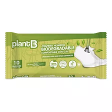 Trapero Húmedo Piso Con Ojal Biodegradable 10un - Plantb Color Blanco