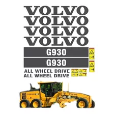 Kit Adesivos Motoniveladora Volvo G930 Ca-00505 Mq