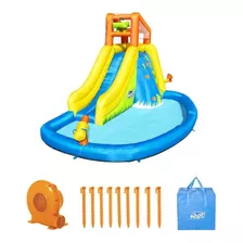 Mega Parque Aquático Inflável Monte Splash 220v Bestway