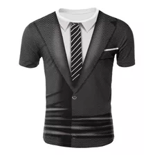 3d Spray Playera De Los Hombres 3d Impresión Talla Xs-4xl