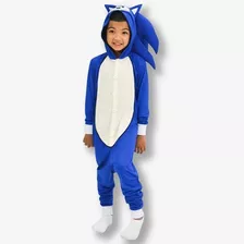 Macacão Kigurumi Verão Sonic Infantil 2 Anos - Sega