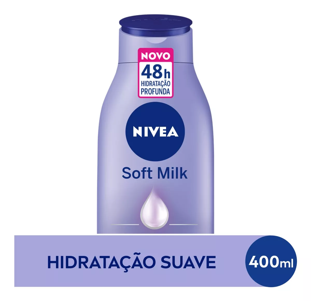 Locao Desodorante Hidratante Soft Milk Nivea 400ml