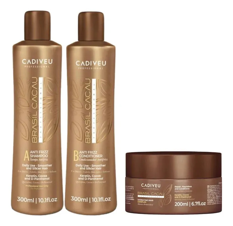 Pack Brasil Cacau Antifrizz Shampoo+ Acondicionador+ Mask