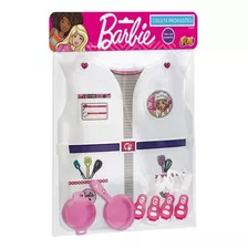 Colete Barbie Profissões Chef De Cozinha + Acessórios - Fun
