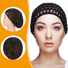 Gorro Crochet Calado Jamaiquino Negro