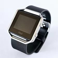 Fitbit Blaze Smart Watch De Fitness, Negro, Plata