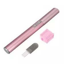 Mini Depilador Elétrico Aparador Buço Sobrancelha Nariz Rosa