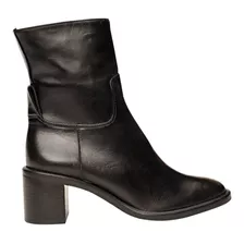 Bota Couro Vegetal- Sola Tr Black Carrano Ref 626002