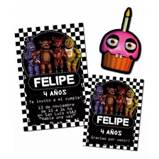 Kit Imprimible Cumpleaños Five Nights At Freddy's