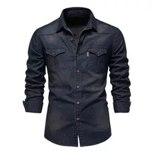 Polera De Vaquero Casual Para Hombres