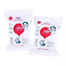 Kit Com 2 Lenços Umedecidos Limpa Chupeta ® Limpeza Likluc