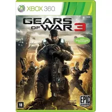 Gears Of War 3 Xbox 360 Midia Fisica Usado Em Espanhol