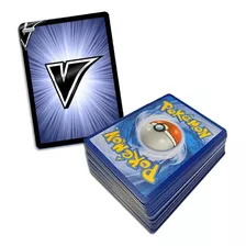 Lote De 50 Cartas De Pokémon E 2 V, Gx, Mega, Vmax Ou Vstar