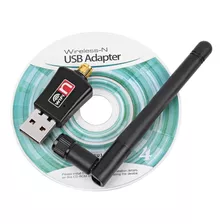 Adaptador Usb 2.0 Wifi 802.11n Antena 5dbi Wireless 300mbps