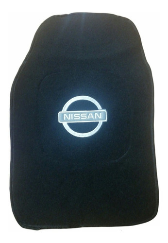 Kit 4 Tapetes Alfombra Bordados Logo Nissan Titan 2009 Foto 2