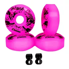 Kit 4 Roda Rodinha Skate Black Sheep Original 51 Mm Verde