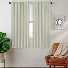 Juego De Cortinas En Tela Microfibra 150x150 Sentite Bella